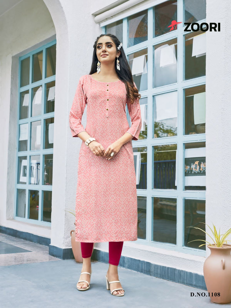 FEMIGRACE VOL 9 RAYON LONG EXCLUSIVE STYLISH KURTI COLLECTION -  textiledeal.in