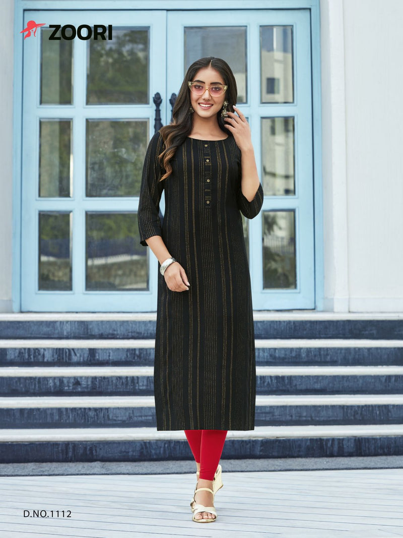 Zoori Akshara Vol 19 Rayon With Beautiful Printed Formal Wear Stylish Designer Fancy Kurti