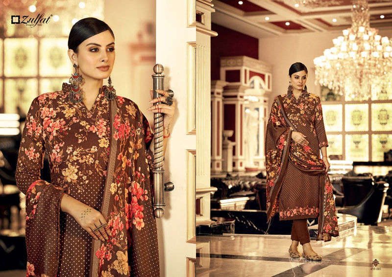 Zulfat Al Marina Pashmina With Fancy Work Stylish Beautiful Designer Festive Wear Attractive Look Salwar Kameez