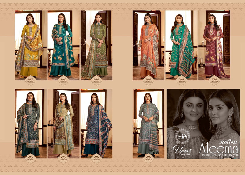 Harshit Fashion Hub Aleema Jam Cotton Fancy Party Wear Salwar Suits With Digital Print
