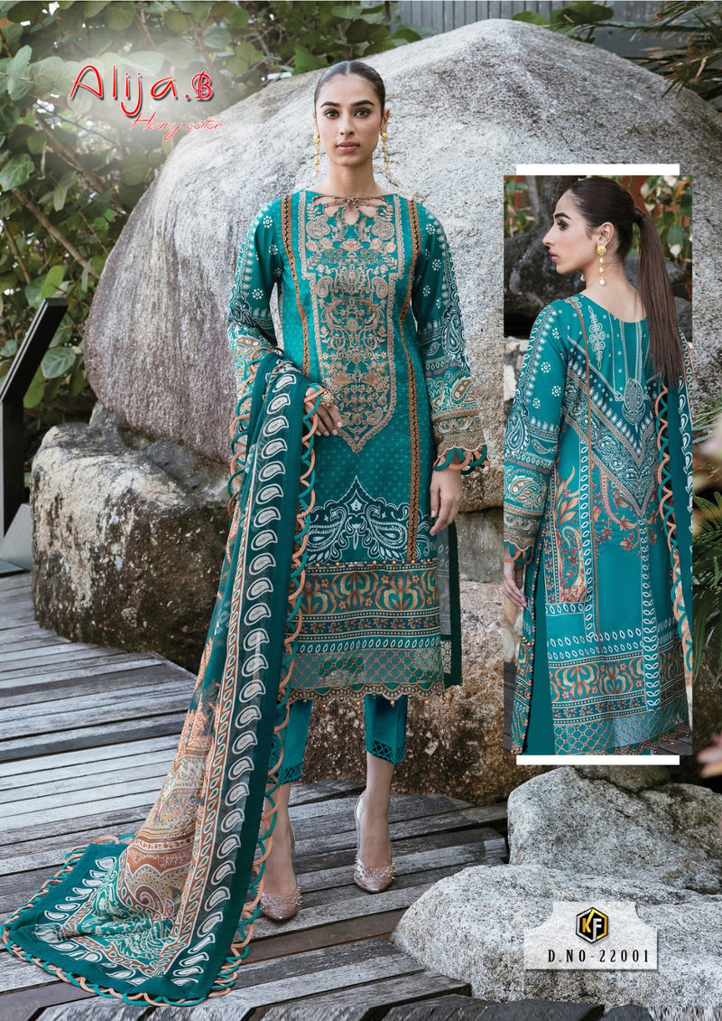 Keval Fab Alija B Vol 22 Cotton Karachi Printed Designer Salwar Kameez