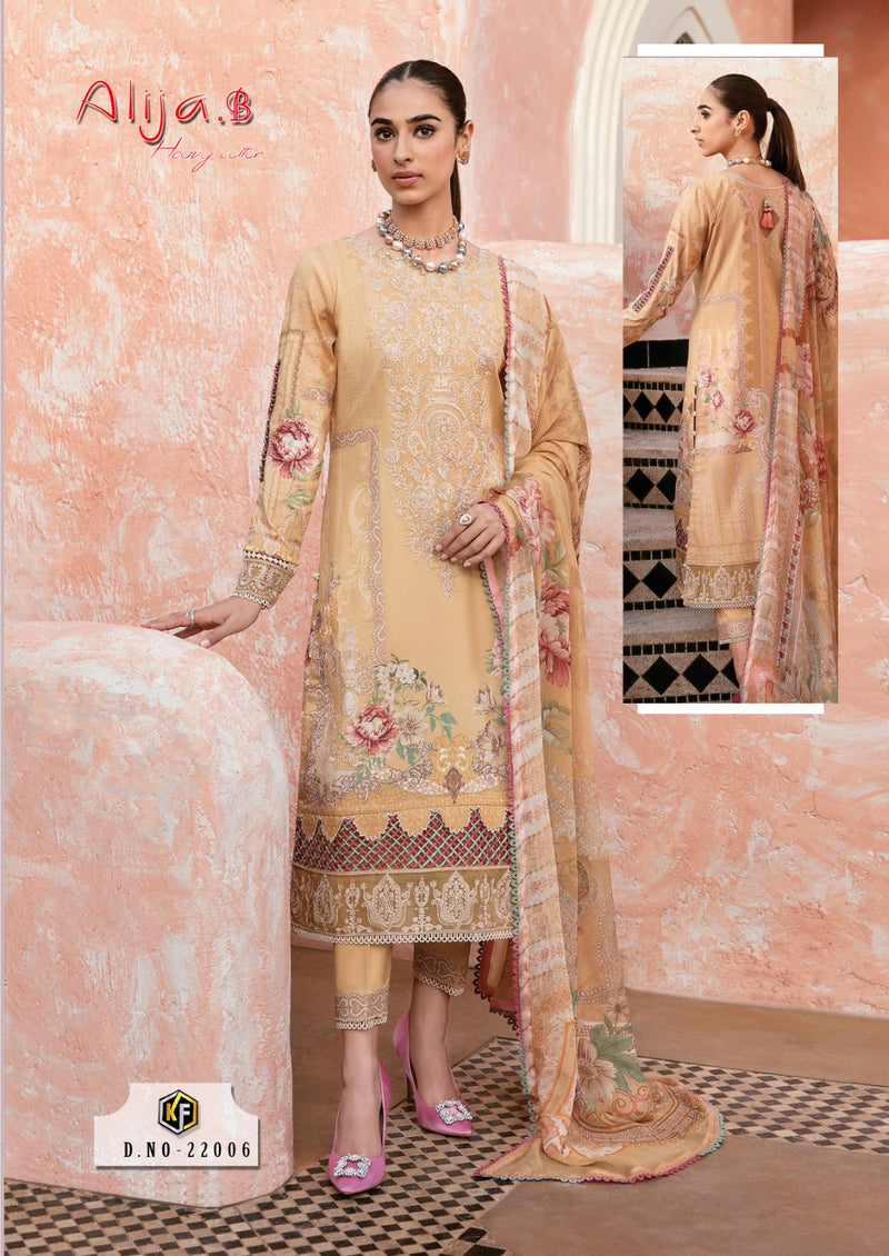 Keval Fab Alija B Vol 22 Cotton Karachi Printed Designer Salwar Kameez