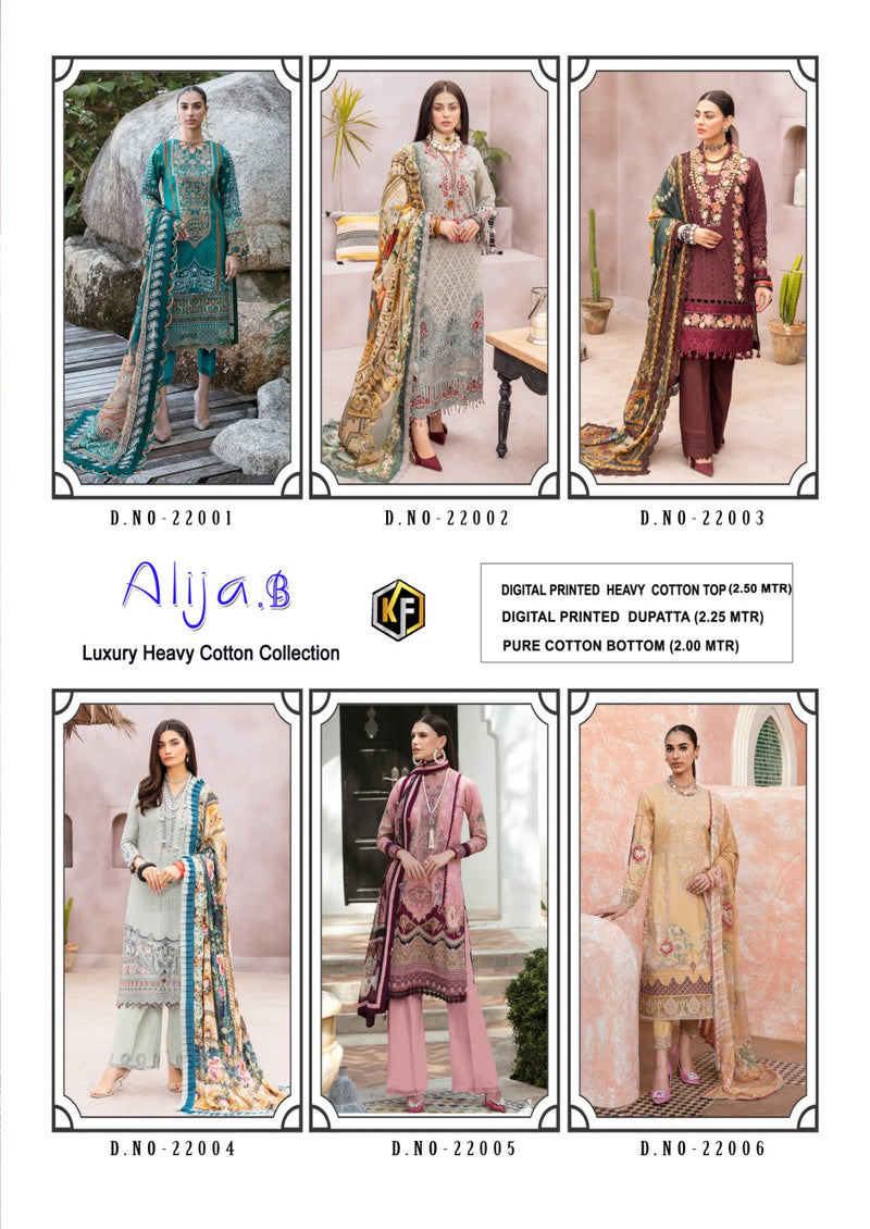Keval Fab Alija B Vol 22 Cotton Karachi Printed Designer Salwar Kameez