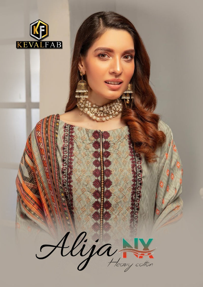 Keval Fashion Alija Nx Vol 9 Pure Cotton With Beautiful Work Stylish Designer Festive Look Salwar Kameez