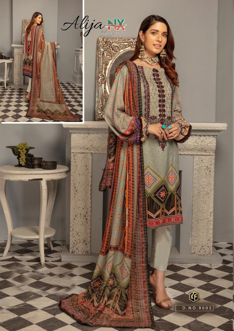 Keval Fashion Alija Nx Vol 9 Pure Cotton With Beautiful Work Stylish Designer Festive Look Salwar Kameez