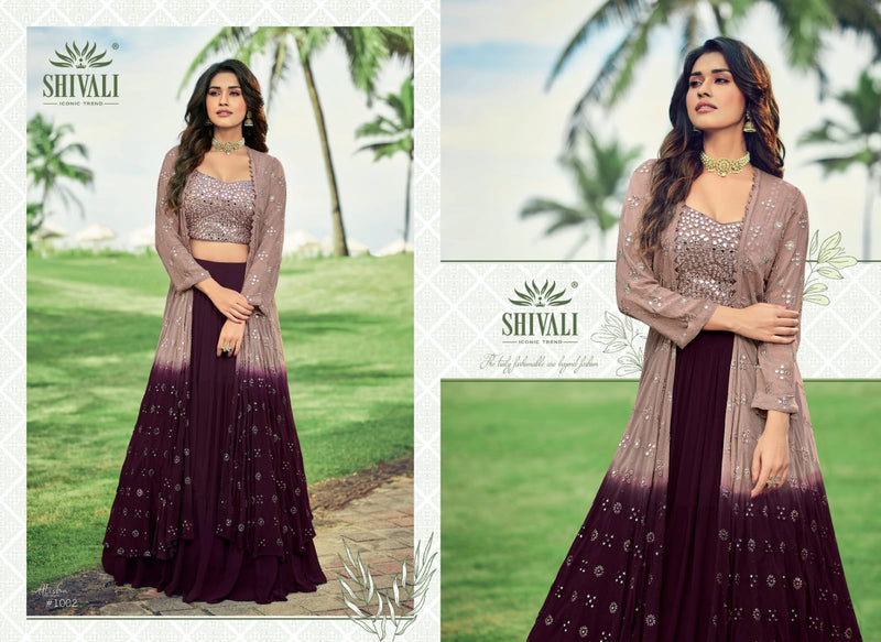 Shivali Fashion Alisha The Legacy Fancy Stylish Wedding Wear Beautiful  Kurtis With Set Of  Skirt & Dupatta