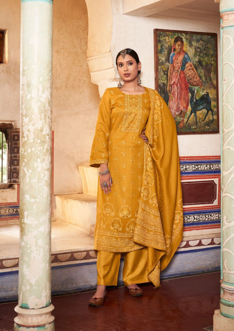 Levisha Alisha Vol 3 Pashmina Fancy Printed Work Stylish Designer Casual Look Salwar Kameez