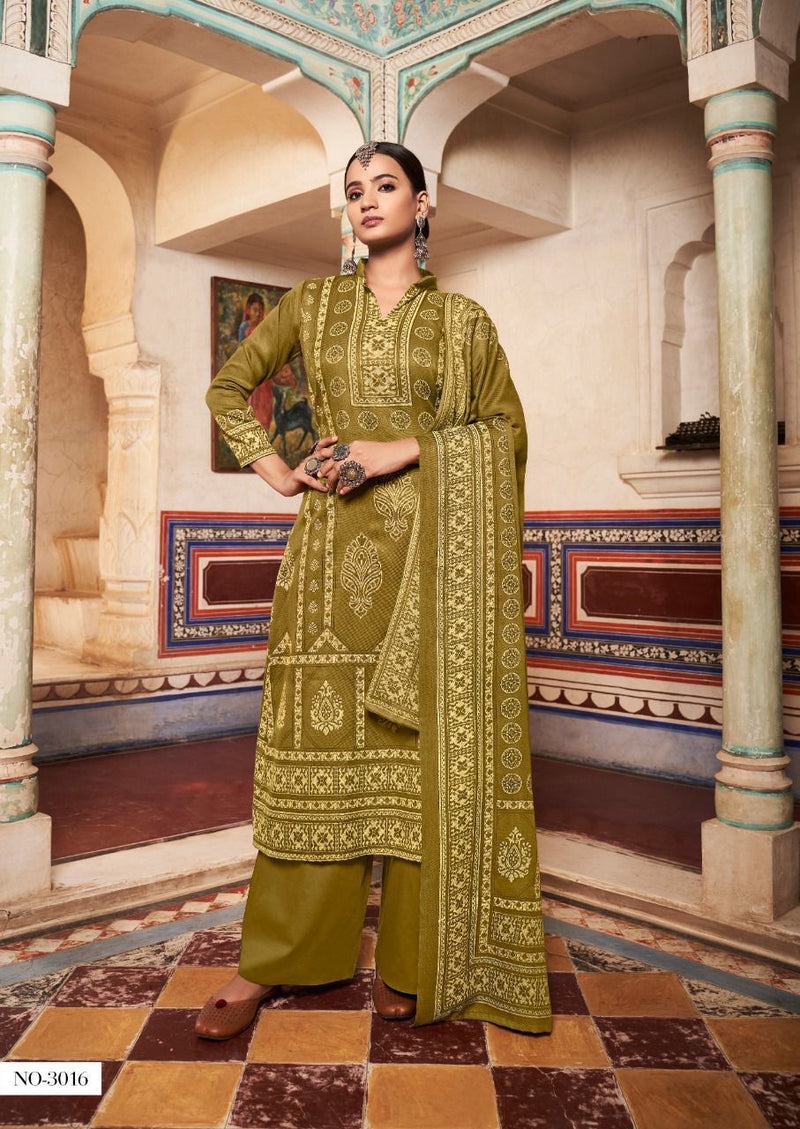 Levisha Alisha Vol 3 Pashmina Fancy Printed Work Stylish Designer Casual Look Salwar Kameez