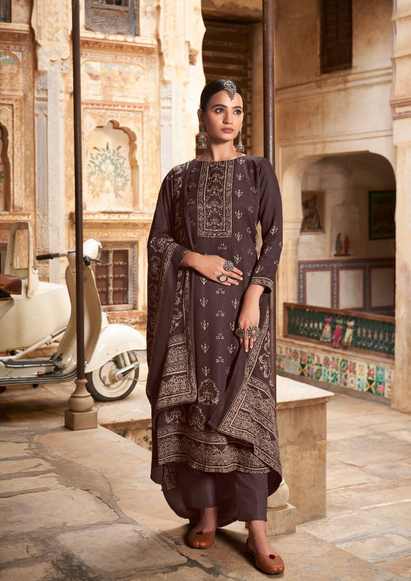 Levisha Alisha Vol 3 Pashmina Fancy Printed Work Stylish Designer Casual Look Salwar Kameez