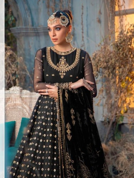 Ziaaz Designs Aliza Vol 1 Georgette Heavy Embroidered Pakistani Style Wedding Wear Salwar Kameez