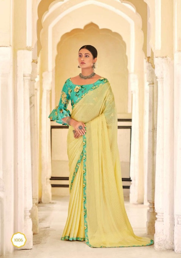 Saroj Alisha Weightless Occasional Wear Exclusive Printed  Sarees