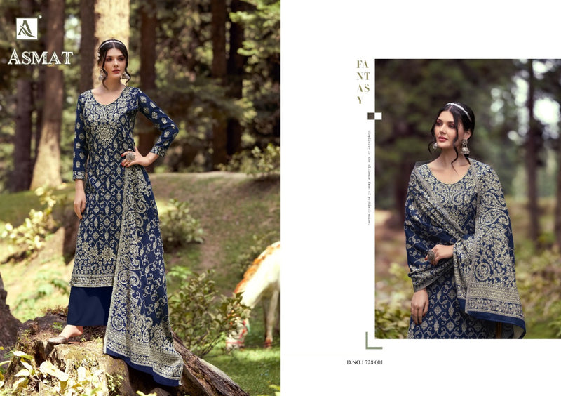 Alok Suit Asmat Pure Woolen Pashmina Designer Winter Wear Salwar Kameez