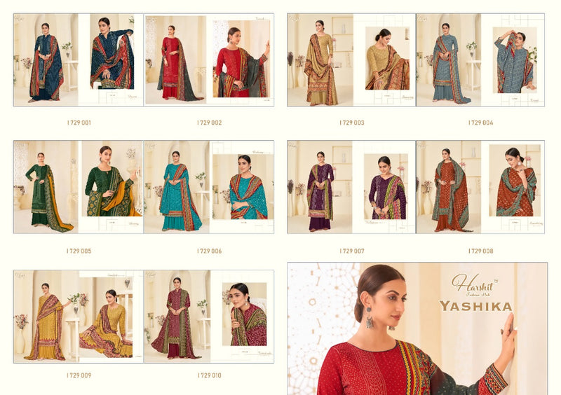 Harshit Fashion Hub Yashika Pashmina Causal Wear Salwar Kameez