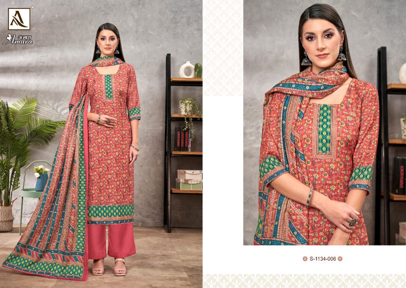 Alok Suit Amara Pashmina With Beautiful Digital Print Work Stylish Designer Casual Look Salwar Suit