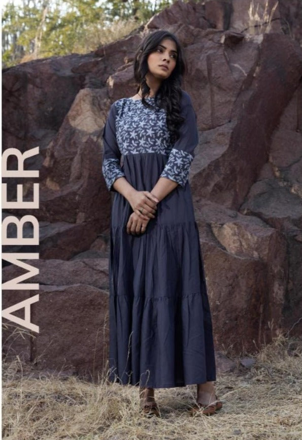 100 Miles Amber Pure Cotton With Beautiful Work Stylish Designer Casual Look Fancy Kurti