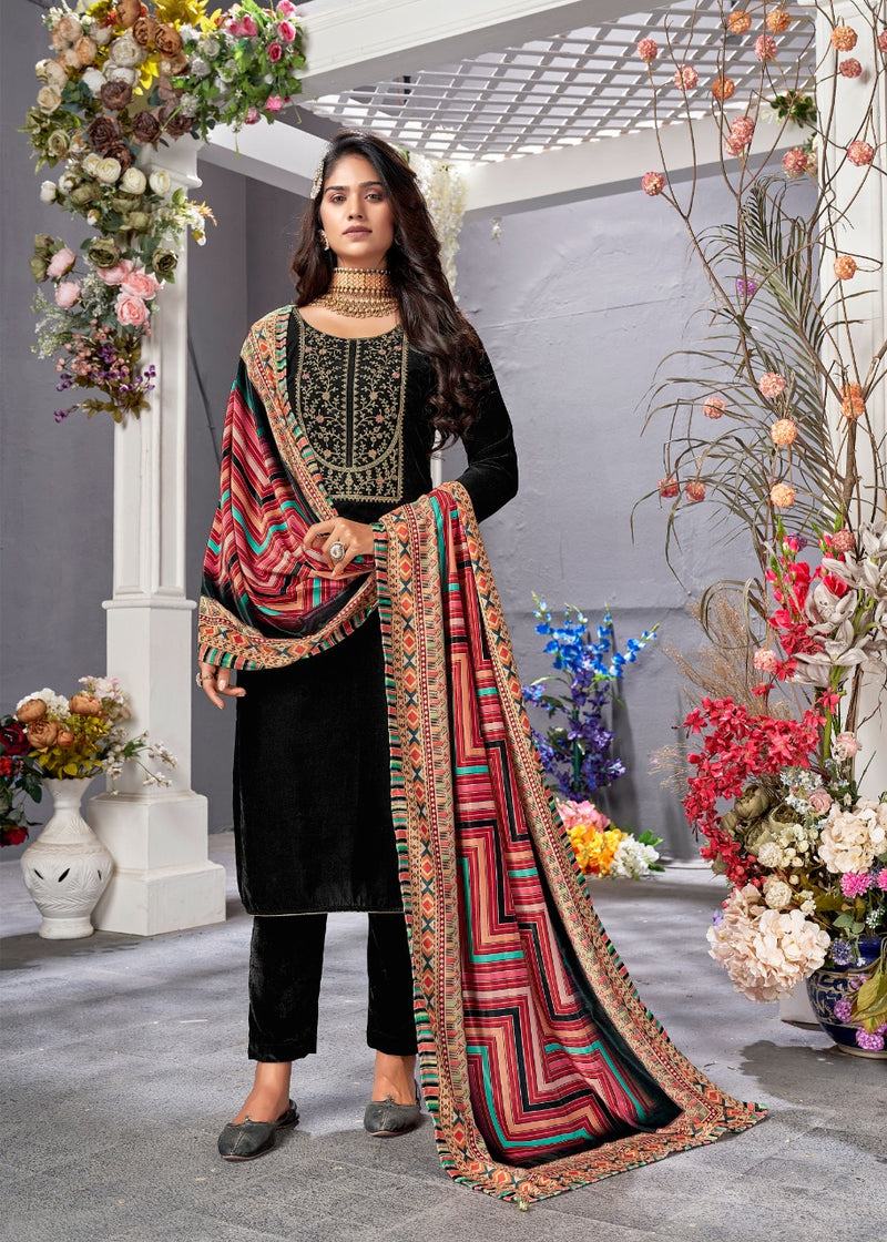 Bipson Fashion Amiraa Vol 2 Pashmina With Heavy Coding Embroidery Work Stylish Designer Salwar Kameez
