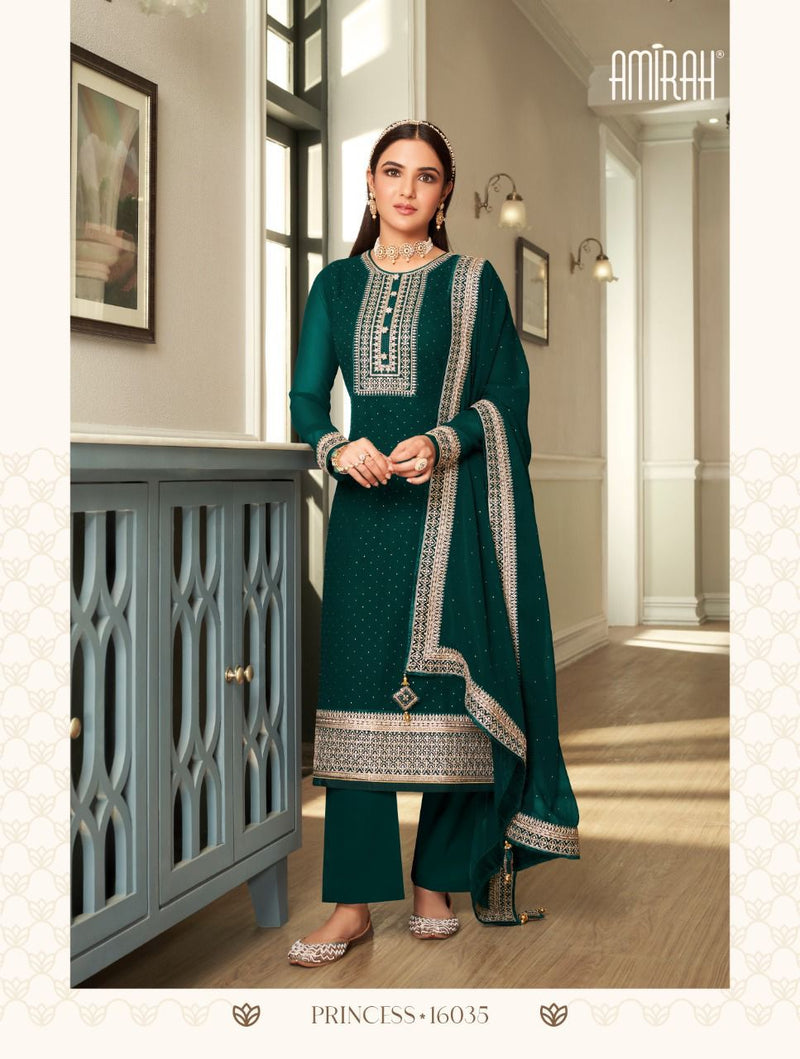 Amirah Princess Fine Georgette Stylish Fancy Party Wear Salwar Kameez