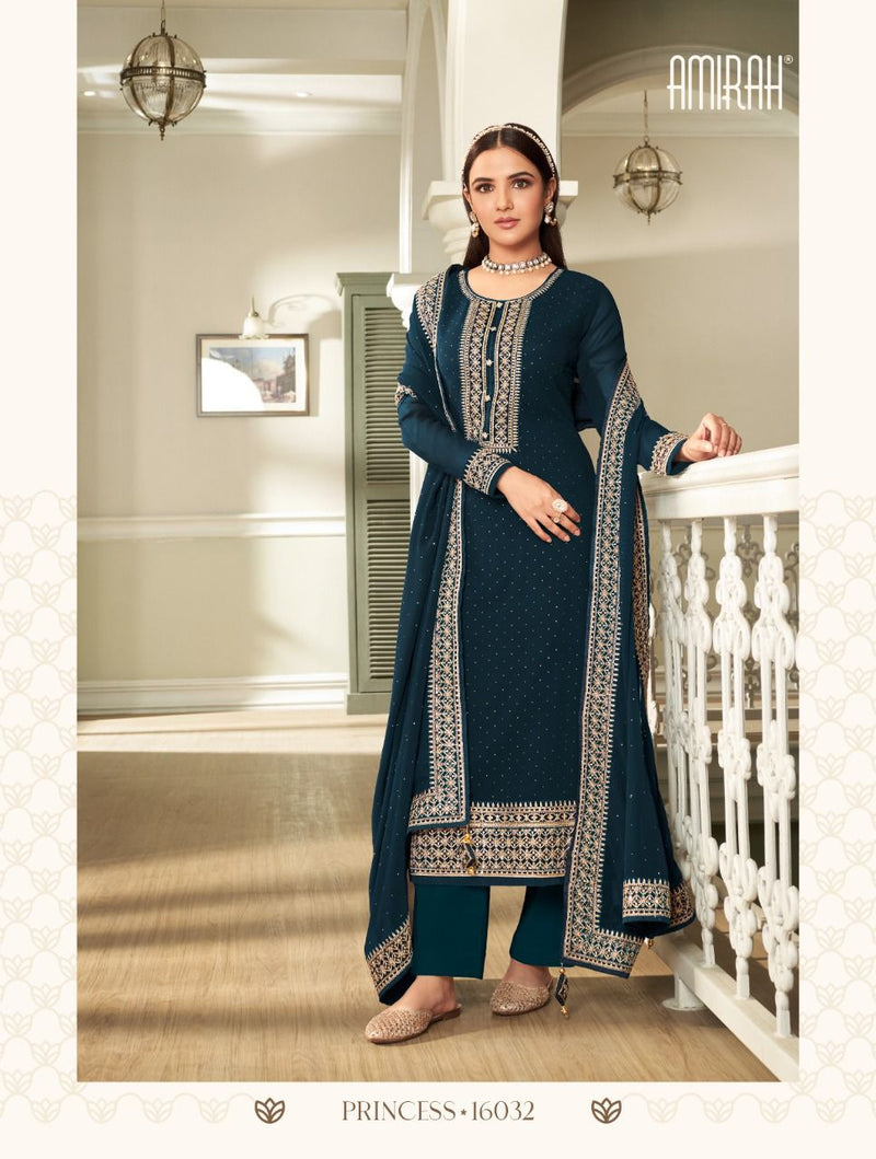 Amirah Princess Fine Georgette Stylish Fancy Party Wear Salwar Kameez