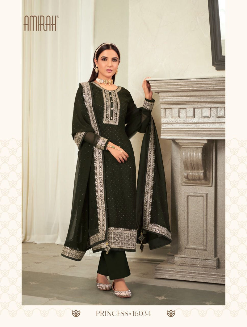 Amirah Princess Fine Georgette Stylish Fancy Party Wear Salwar Kameez