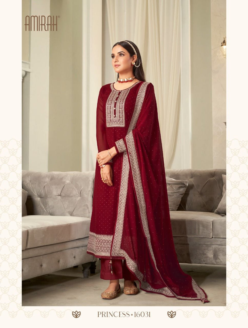 Amirah Princess Fine Georgette Stylish Fancy Party Wear Salwar Kameez