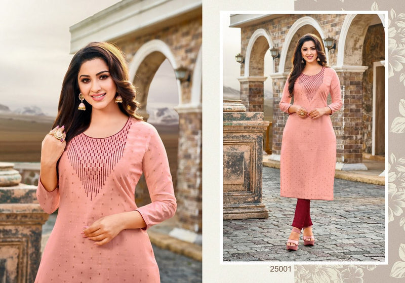 Kapil Trendz Amory Vol 3 Modal Silk Fancy Party Wear Kurtis With Embroidery Work