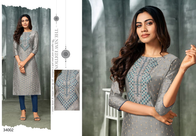 Kapil Trendz Amory Vol 5 Modal Silk Designer Festive Wear Kurtis