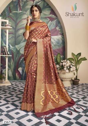 Shakunt Amrusha Fabric Fancy Saree In Silk