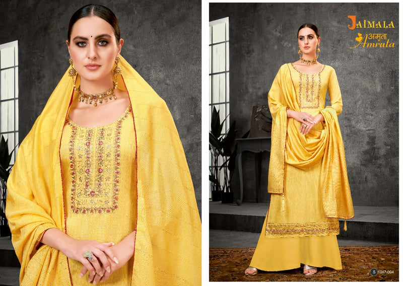 Alok Suit Amruta Viscose With Embroidery Work Stylish Designer Festive Wear Salwar Kameez