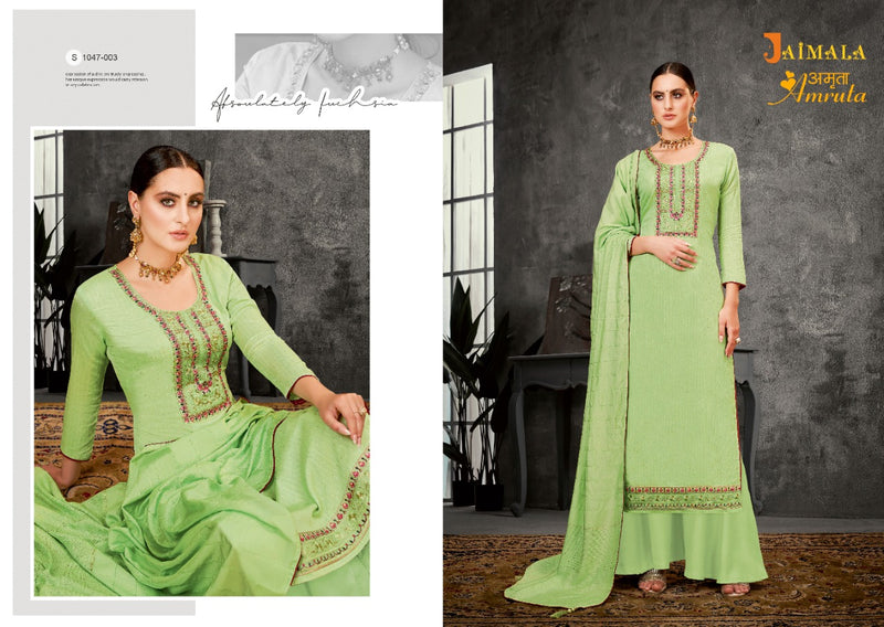 Alok Suit Amruta Viscose With Embroidery Work Stylish Designer Festive Wear Salwar Kameez