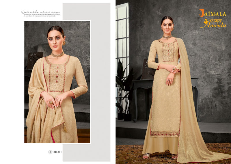 Alok Suit Amruta Viscose With Embroidery Work Stylish Designer Festive Wear Salwar Kameez