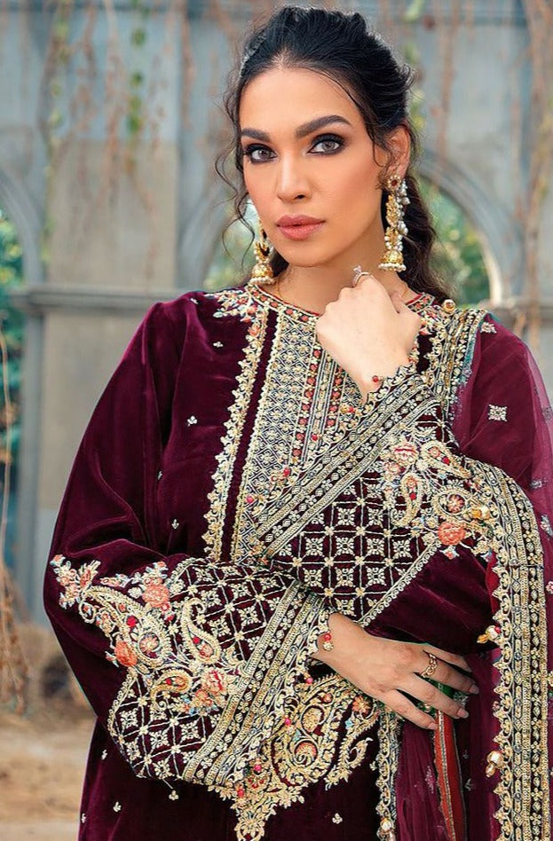 Deepsy Suit Anaya Vol 22 Dno 1176 C Velvet With Heavy Embroidery Work Stylish Designer Party Wear Salwar Kameez