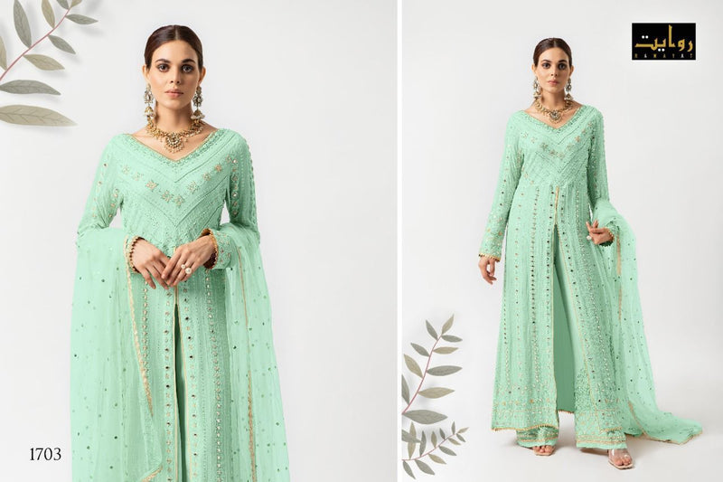 Rawayat Fashion Anaya Vol 5 Fox Georgette Designer Festive Wear Pakistani Style  Salwar Suits
