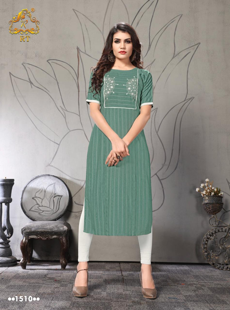 Rijiya Trends Antra Vol 2  Wth Fancy Wear Kurti In Rayon Fabric