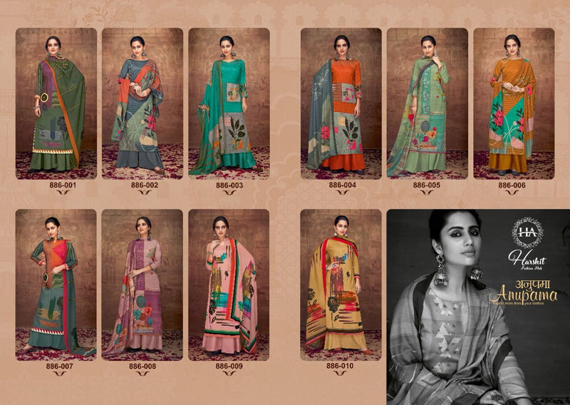 Harshit Fashion Hub Anupama Jam Cotton Digital Print Festive Wear Salwar Kameez