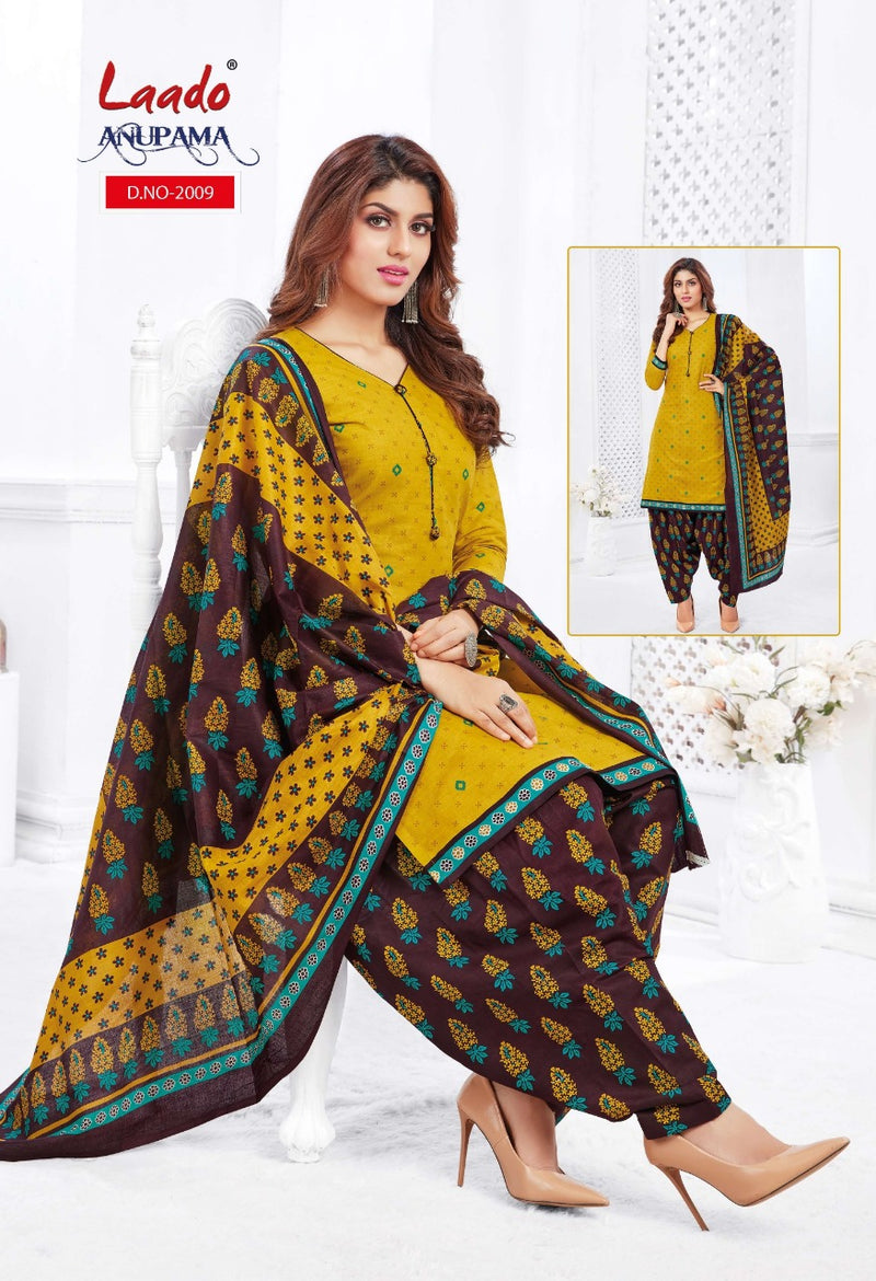 Laado Anupama Vol 2 Pure Cotton Patiyala Style Casual Wear Salwar Kameez