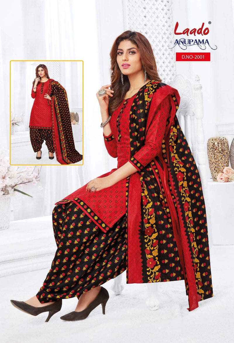Laado Anupama Vol 2 Pure Cotton Patiyala Style Casual Wear Salwar Kameez