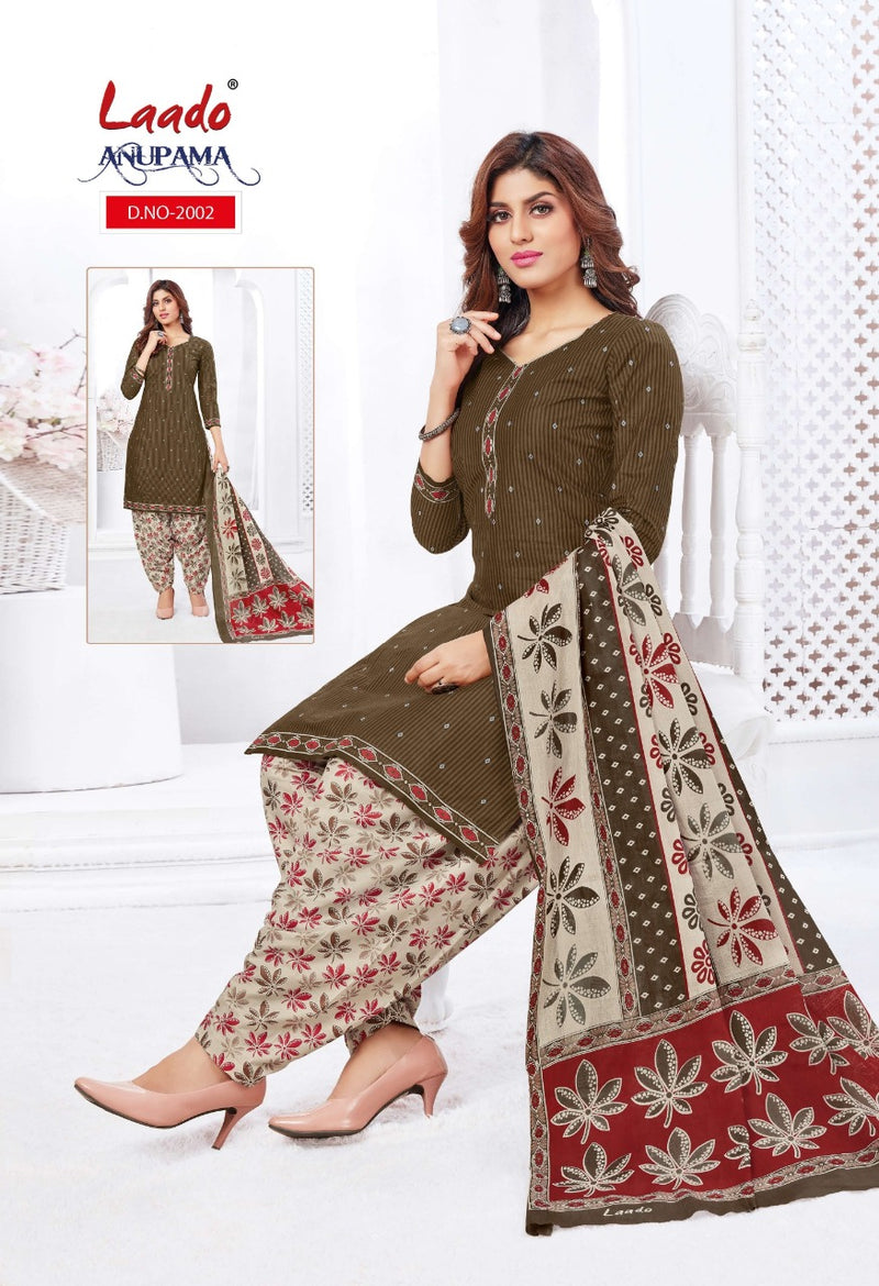 Laado Anupama Vol 2 Pure Cotton Patiyala Style Casual Wear Salwar Kameez