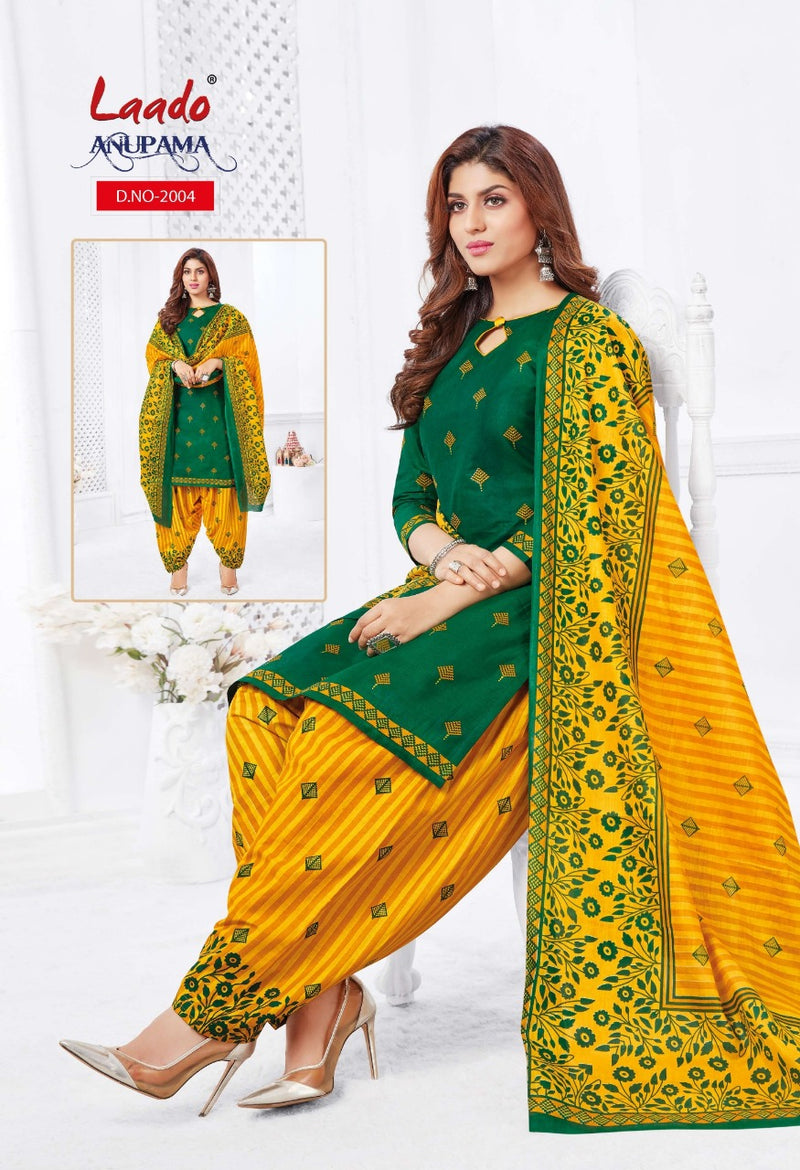 Laado Anupama Vol 2 Pure Cotton Patiyala Style Casual Wear Salwar Kameez