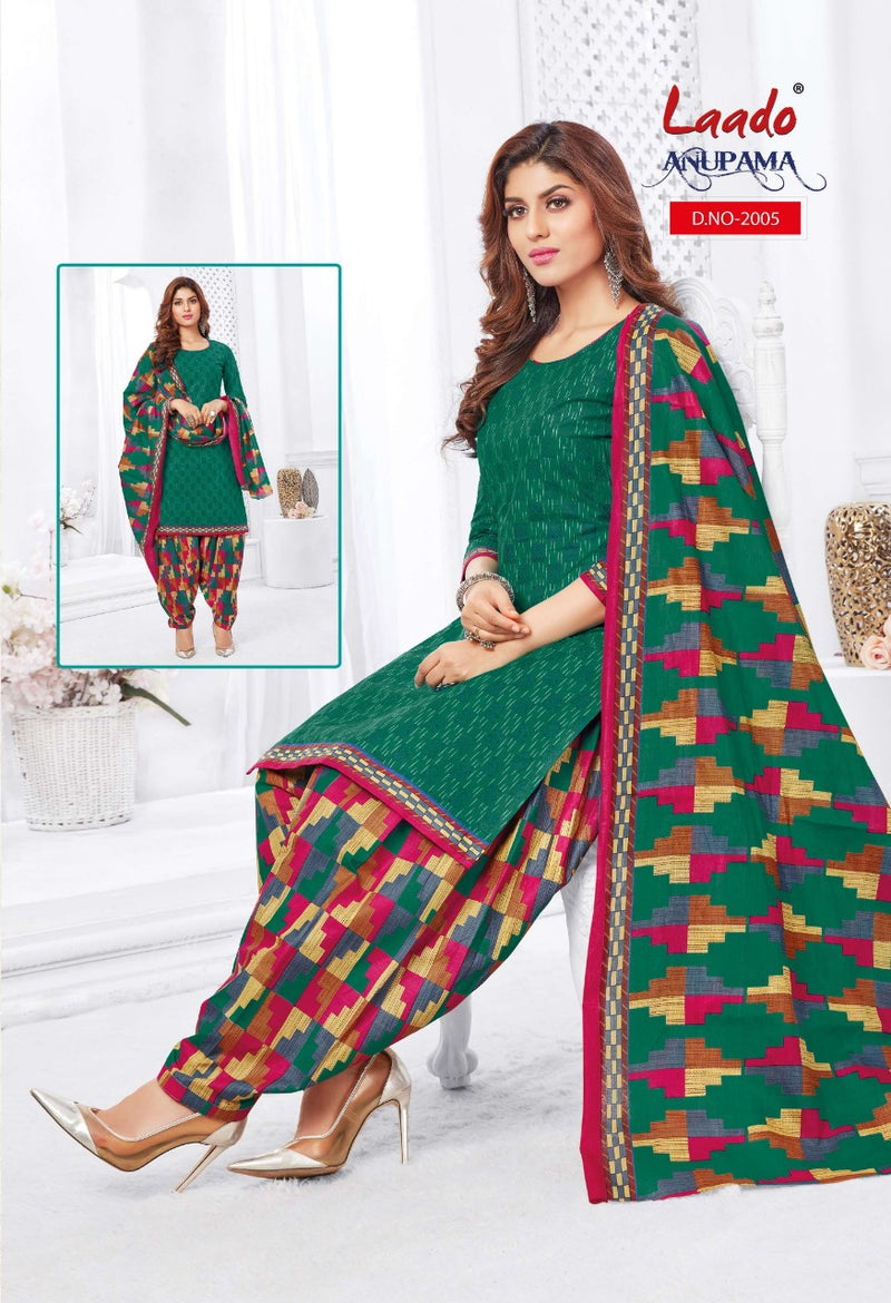 Laado Anupama Vol 2 Pure Cotton Patiyala Style Casual Wear Salwar Kameez