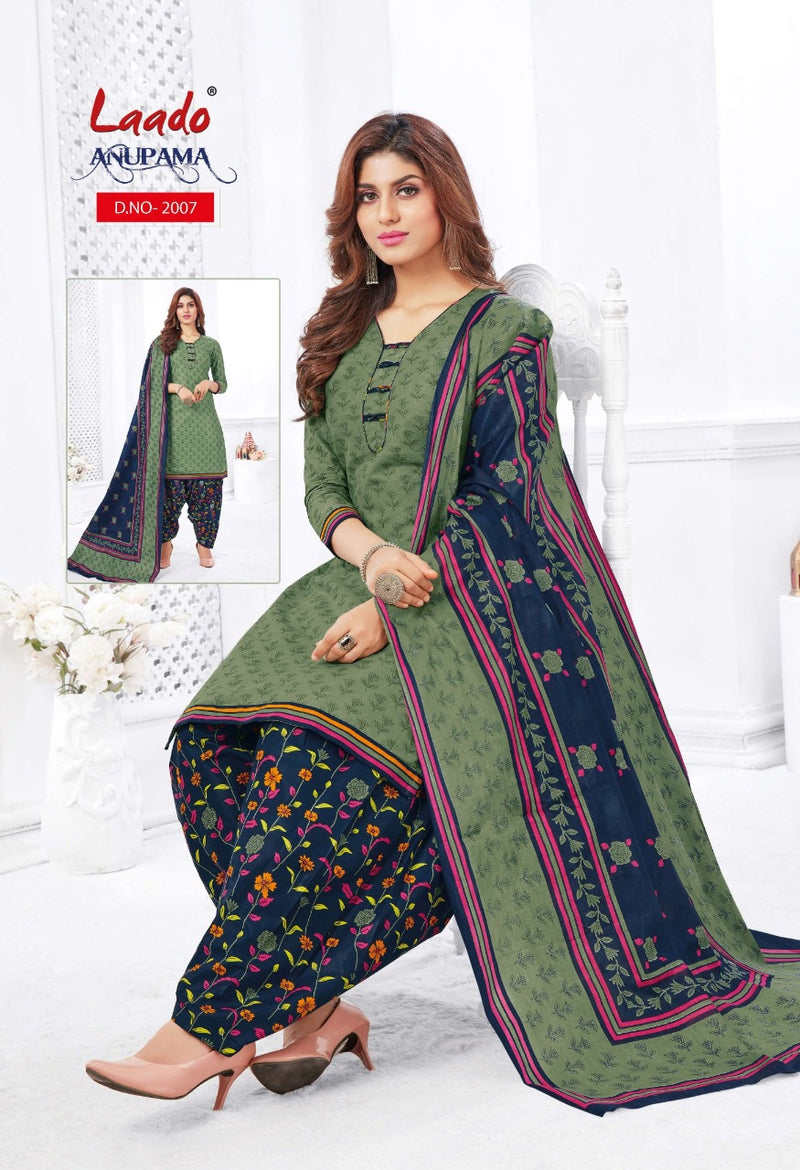 Laado Anupama Vol 2 Pure Cotton Patiyala Style Casual Wear Salwar Kameez