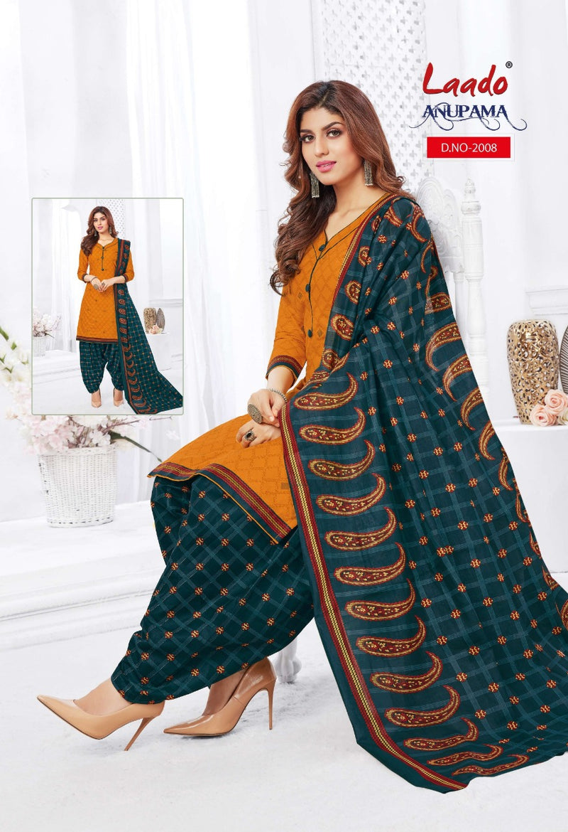 Laado Anupama Vol 2 Pure Cotton Patiyala Style Casual Wear Salwar Kameez