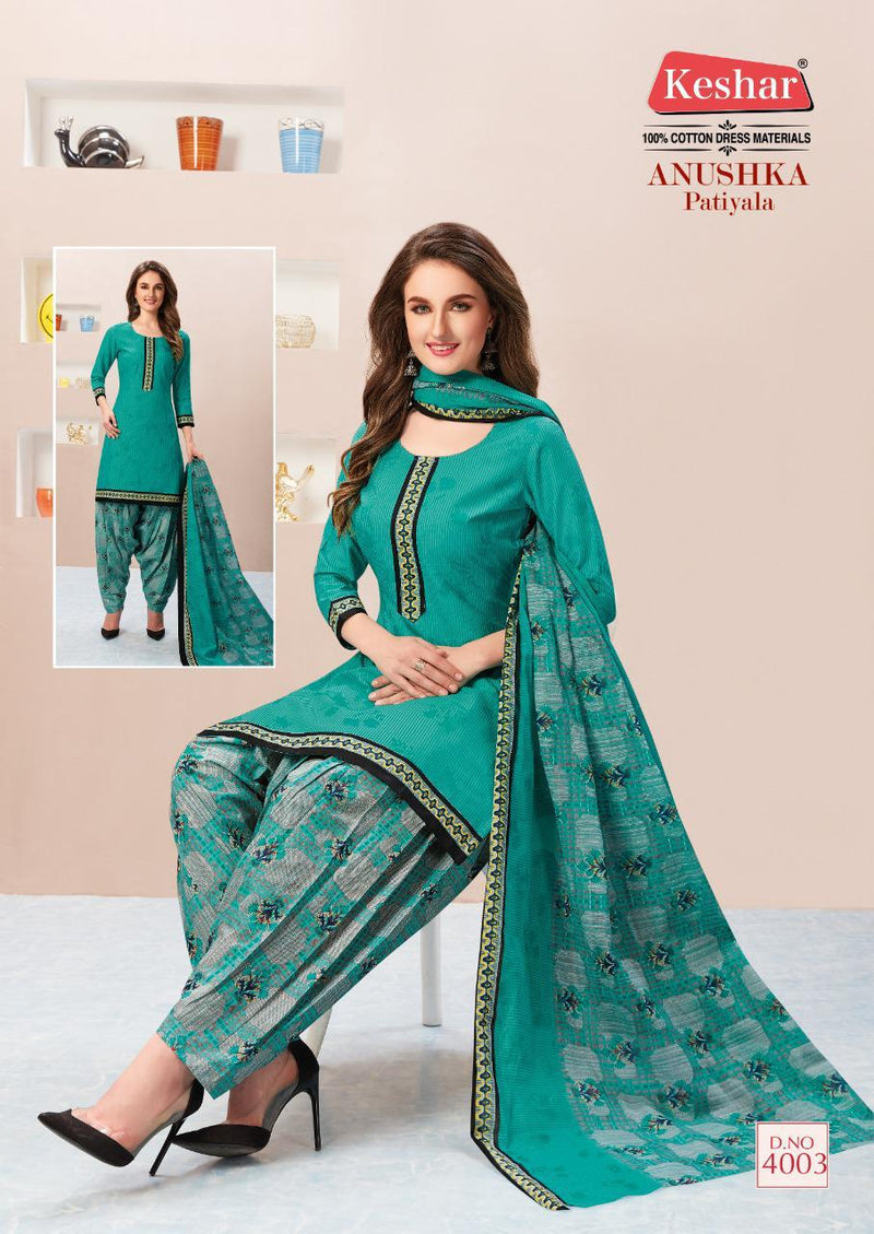 Kesar Anushka Vol 4 Cotton Printed Festive Wear Salwar Suits