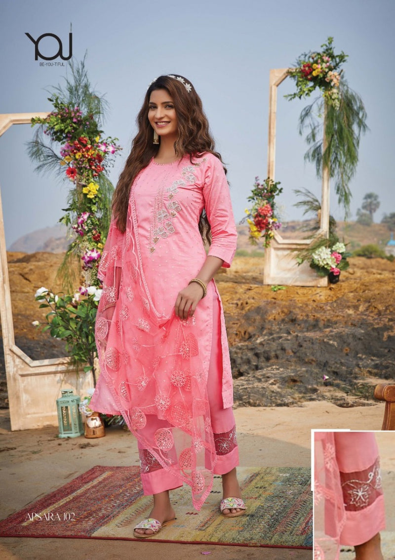 Wanna Apsara Pure Chanderi Party Wear Kurtis Combo Set