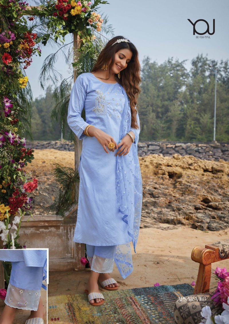 Wanna Apsara Pure Chanderi Party Wear Kurtis Combo Set