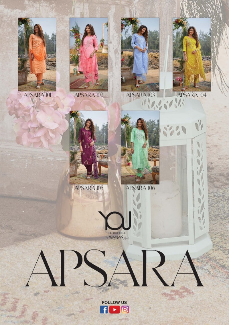 Wanna Apsara Pure Chanderi Party Wear Kurtis Combo Set