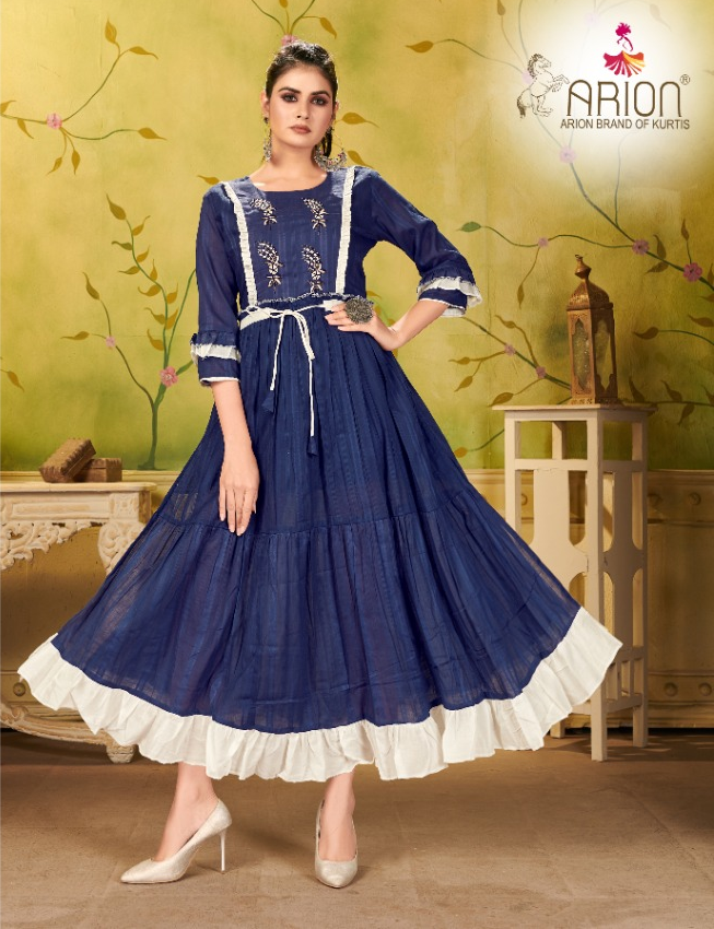 Maruti Boutique ArionMall Pure Viscose Partywear Gown
