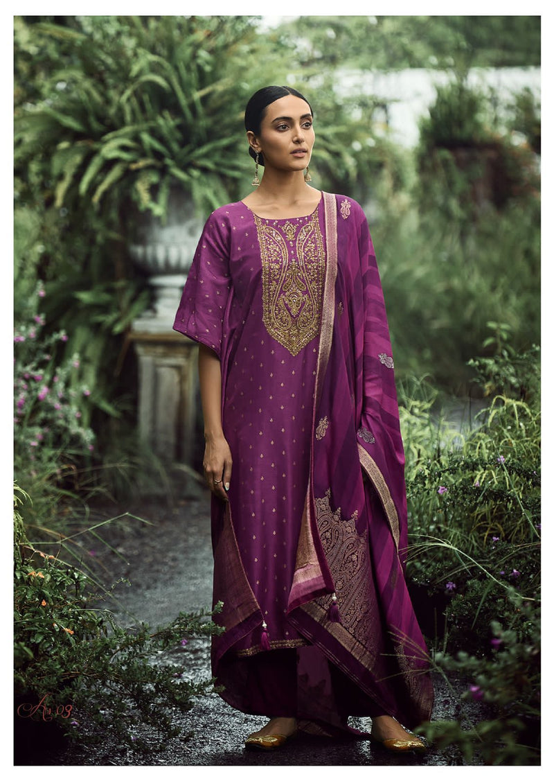 Varsha Dno As 1 To 4 Viscose With Heavy Embroidery Work Stylish Designer Party Wear Salwar Kameez