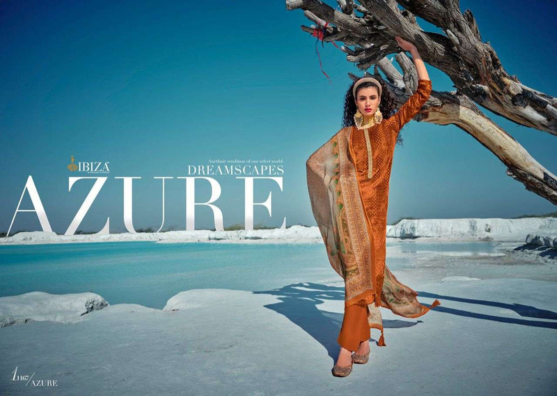 Ibiza Azure Velvet Brasso Designer Party Wear Fancy Suits