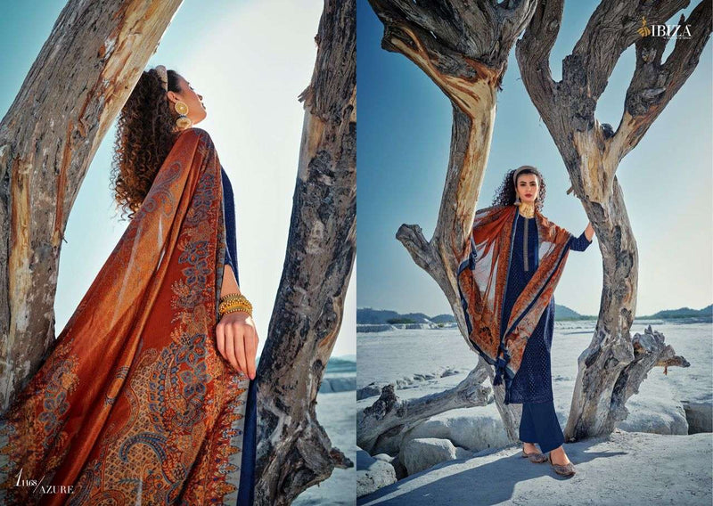 Ibiza Azure Velvet Brasso Designer Party Wear Fancy Suits