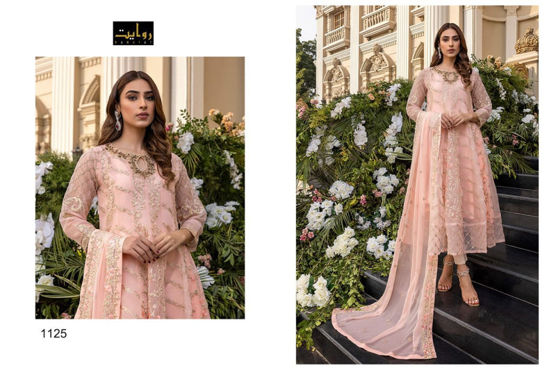 Rawayat Azure Vol 1 Butterfly Net Fancy Party  Wear Salwar Kameez